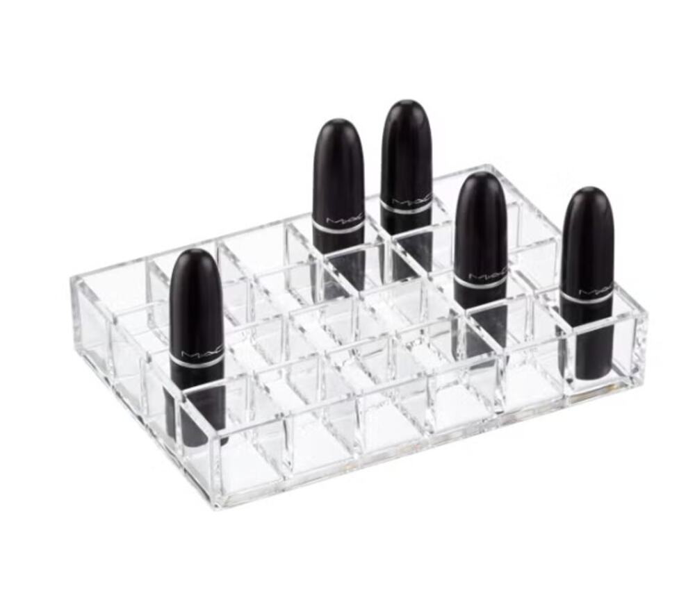 The Container Store 24-Section Luxe Acrylic Lipstick Organizer